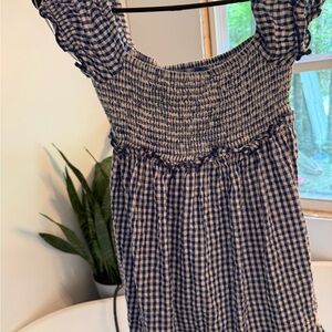 Urban Outfitters Blue and White Knit Top